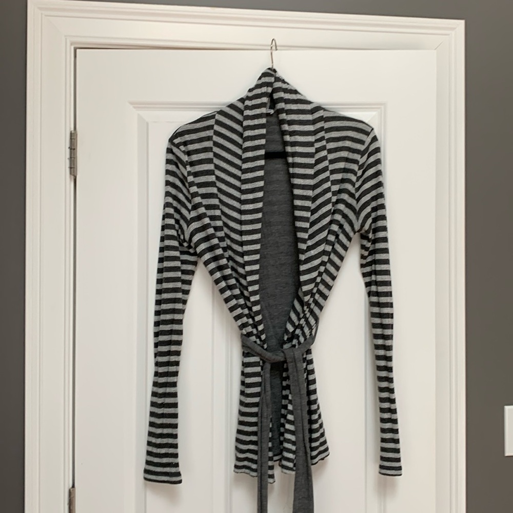 Super comfy, Splendid, striped sparkly cardigan